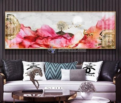 File tranh File tranh hiện đại pha lê gương KF103960 (gốc) phong cách tối giản