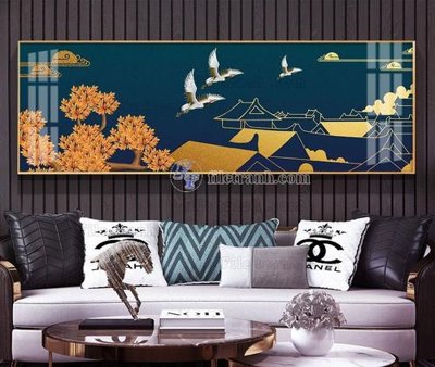 File gốc File tranh hiện đại pha lê gương KF103973 (phong cách) châu Âu