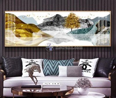 File in ấn chuyên nghiệp File tranh hiện đại pha lê gương KF103993 (file gốc)