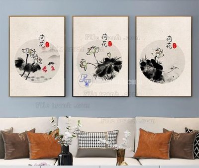 File PSD File tranh hiện đại pha lê gương KF104004 (gốc) nhiều lớp (multi-layer)