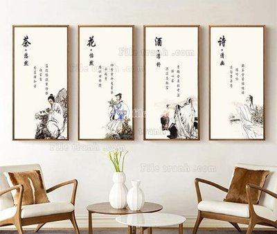 File tranh File tranh hiện đại pha lê gương KF104026 (bản gốc) in canvas