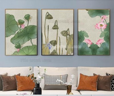 File in trần File tranh hiện đại pha lê gương KF104028 (file gốc) hoa văn 3D