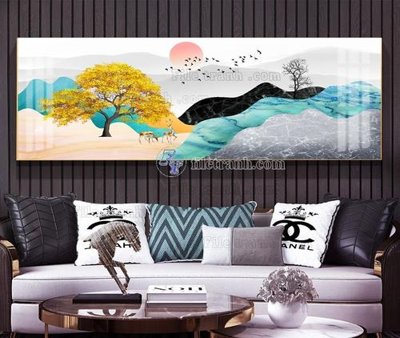 File tranh File tranh hiện đại pha lê gương KF104059 (ảnh gốc) sắc nét hoàn hảo