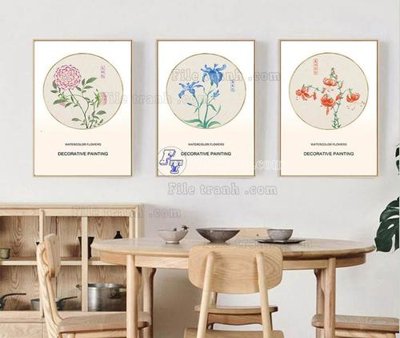 File in trần File tranh hiện đại pha lê gương KF104070 (bản gốc) trời sao