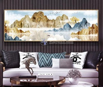 File gốc File tranh hiện đại pha lê gương KF104136 (trang trí) phòng làm việc