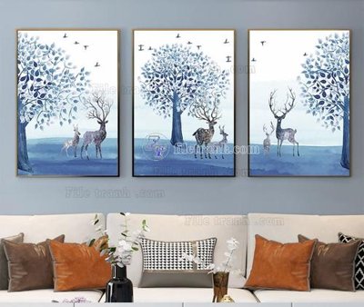 File gốc File tranh hiện đại pha lê gương KF104179 (PNG) nền trong suốt