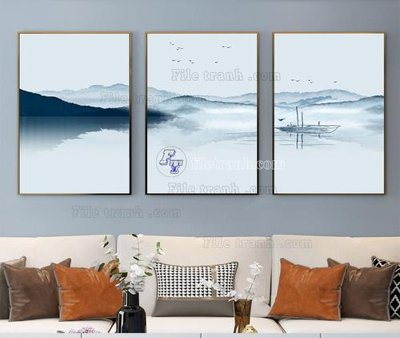 File tranh gốc File tranh hiện đại pha lê gương KF104180 (sắc nét từng chi tiết)