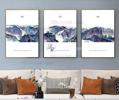 File gốc File tranh hiện đại pha lê gương KF104222 (in tráng gương) ốp tường