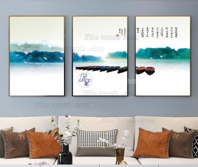 Ảnh mô tả file gốc in mica File tranh hiện đại pha lê gương KF104227