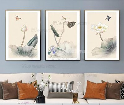 File gốc File tranh hiện đại pha lê gương KF104232 (in tráng gương) sang trọng