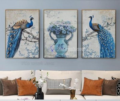 File tranh ảnh gốc File tranh hiện đại pha lê gương KF104257 dùng cho in khổ lớn