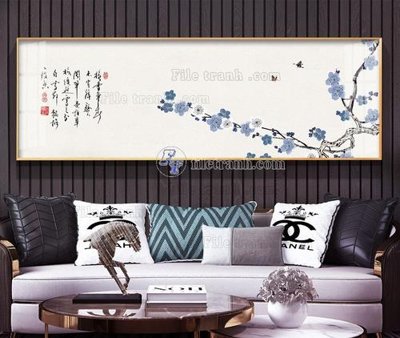 File tranh File tranh hiện đại pha lê gương KF104265 (ảnh gốc) sắc nét hoàn hảo