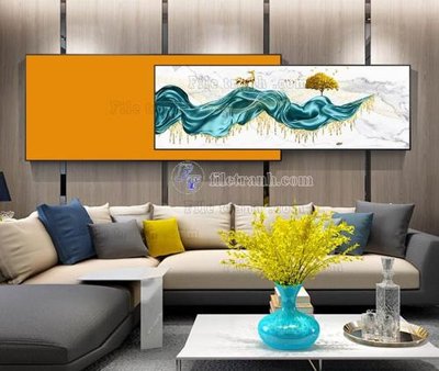 File tranh File tranh hiện đại pha lê gương KF104304 (gốc) chủ đề con người