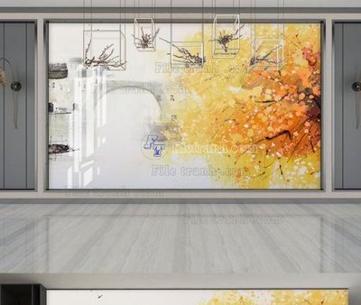 Download file File tranh hiện đại pha lê gương KF104338 (chuẩn in) chất lượng cao