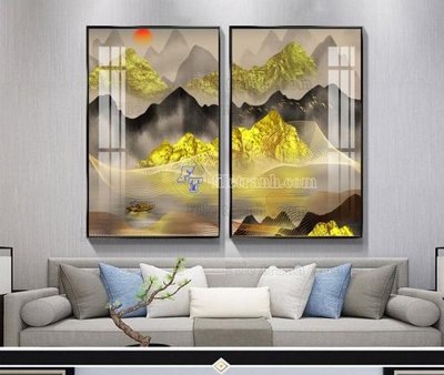 Mua file gốc File tranh hiện đại pha lê gương KF104363 (PSD) tại Filetranh.com