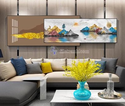 File gốc File tranh hiện đại pha lê gương KF104388 (in mica) làm quà tặng