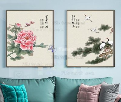 Ảnh gốc File tranh hiện đại pha lê gương KF104438 (nét căng) in mica