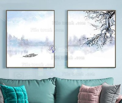 File PSD File tranh hiện đại pha lê gương KF104449 (bản gốc) độ phân giải cao