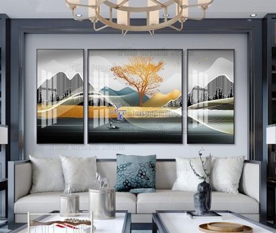 File ảnh File tranh hiện đại pha lê gương KF104464 (gốc) cho trang trí nội thất