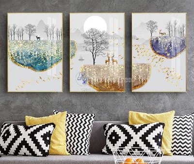 File tranh ảnh gốc File tranh hiện đại pha lê gương KF104473 dùng cho in khổ lớn