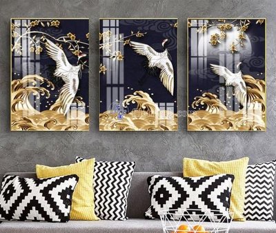 File gốc File tranh hiện đại pha lê gương KF104480 (in ấn) màu sắc trung thực