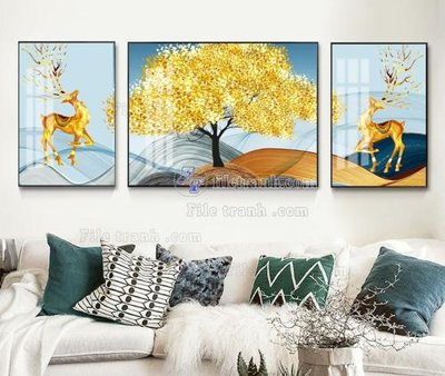 Tải file File tranh hiện đại pha lê gương KF104504 (ảnh gốc) in gạch men