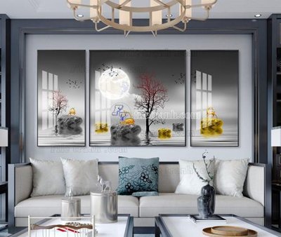 File PSD File tranh hiện đại pha lê gương KF104570 (bản gốc) chất lượng nhất