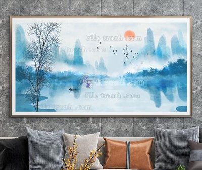 Tải file gốc File tranh hiện đại pha lê gương KF104589 (in khổ lớn) không vỡ