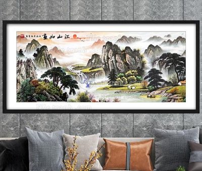 File ảnh File tranh hiện đại pha lê gương KF104630 (gốc) dùng in Pano