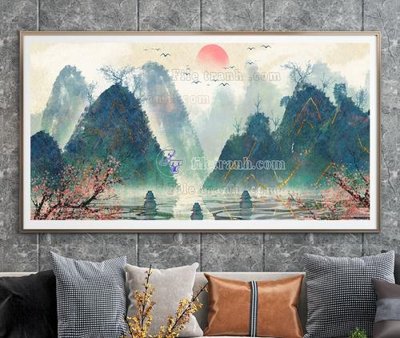 Download file gốc File tranh hiện đại pha lê gương KF104665 (in lụa) nghệ thuật