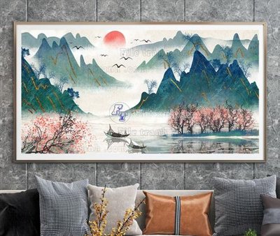 Download file File tranh hiện đại pha lê gương KF104666 (gốc) in mica bàn thờ