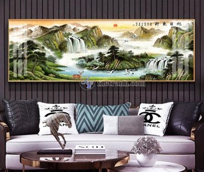 File tranh File tranh hiện đại pha lê gương KF104770 (bản gốc) in lụa dán tường