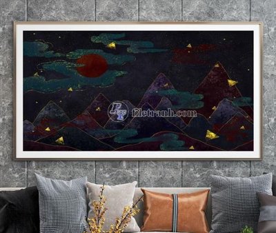 Download file File tranh hiện đại pha lê gương KF104787 (gốc) in mica đèn LED