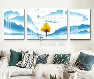 Cung cấp file tranh gốc File tranh hiện đại pha lê gương KF104846 độc quyền