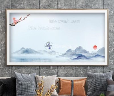 File tranh gốc File tranh hiện đại pha lê gương KF104908 (bản quyền) độc đáo