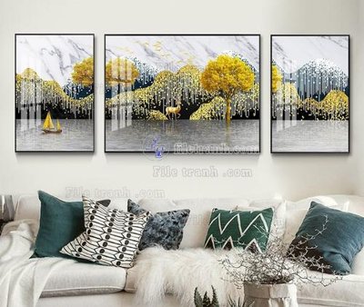 Tải file gốc File tranh hiện đại pha lê gương KF104942 (in khổ lớn) không mờ