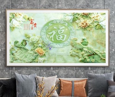 File gốc File tranh hiện đại pha lê gương KF105018 (phong cách) cổ điển