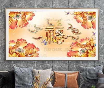 Tải file File tranh hiện đại pha lê gương KF105019 (ảnh gốc) in tranh kính