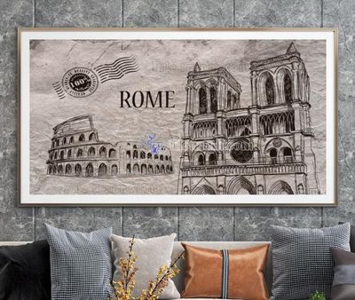 File in trần File tranh hiện đại pha lê gương KF105021 (bản gốc) 5D