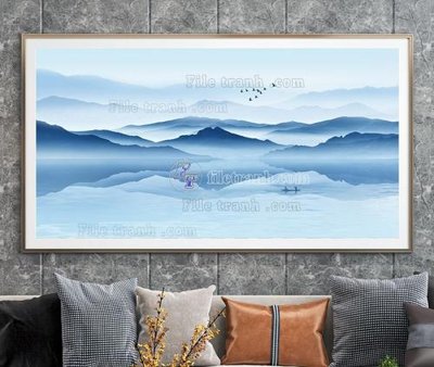 File PSD File tranh hiện đại pha lê gương KF105044 (gốc) cho designer