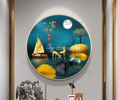 File gốc File tranh hiện đại pha lê gương KF105046 (in mica) cắt laser