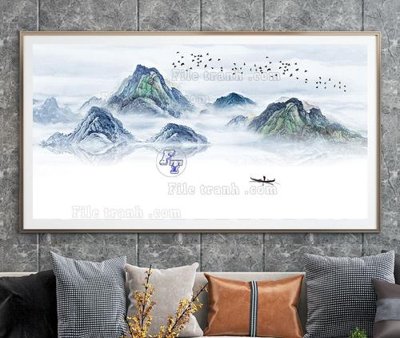 Tệp tin gốc File tranh hiện đại pha lê gương KF105095 (chất lượng) File tranh hiện đại pha lê gương KF105095