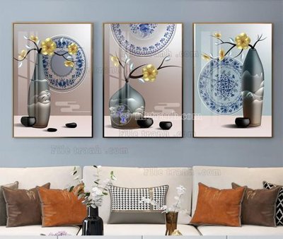 Mua file ảnh gốc File tranh hiện đại pha lê gương KF105117 (chất lượng cao)