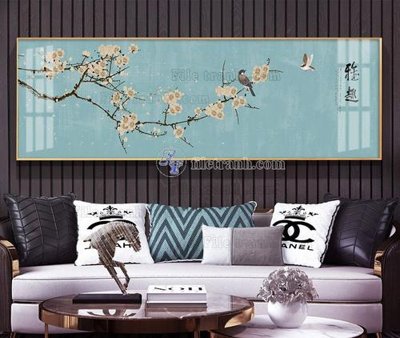 File tranh File tranh hiện đại pha lê gương KF105143 (bản gốc) treo tường