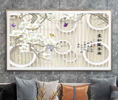 File PSD in ấn File tranh hiện đại pha lê gương KF105234 (chất lượng cao)