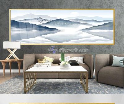 File gốc File tranh hiện đại pha lê gương KF105289 cho in ấn và thiết kế