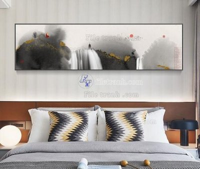 File in ấn File tranh hiện đại pha lê gương KF105312 (bản gốc) sắc nét