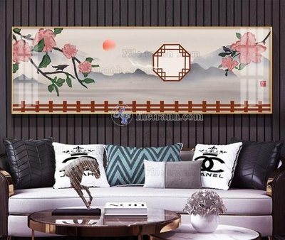 File gốc File tranh hiện đại pha lê gương KF105410 (in mica) làm quà tặng