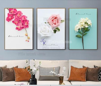 File gốc File tranh hiện đại pha lê gương KF105438 (in mica) làm bảng hiệu