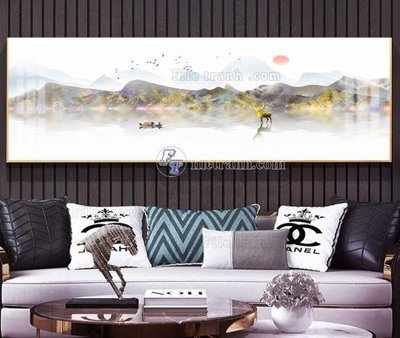 File ảnh File tranh hiện đại pha lê gương KF105455 (gốc) in decal dán tường